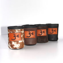  Bison Leather & Cowhide Can Holder