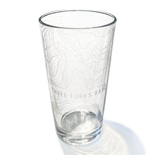  Custom Cartography Etched Pint Glass