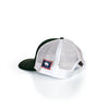 Green & White Trucker Hat