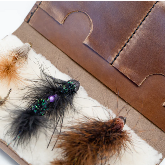 The North Fork Leather Fly Wallet