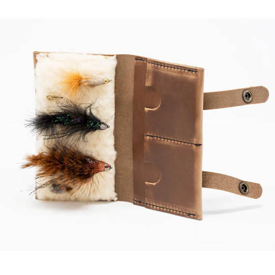 The North Fork Leather Fly Wallet